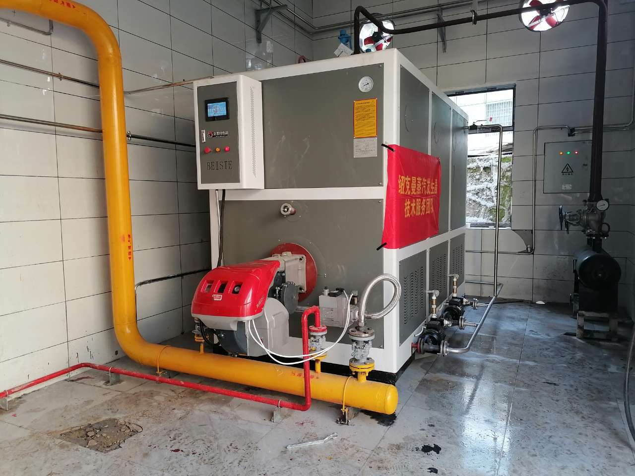 广州某调料品加工燃油蒸汽发生器应用案例